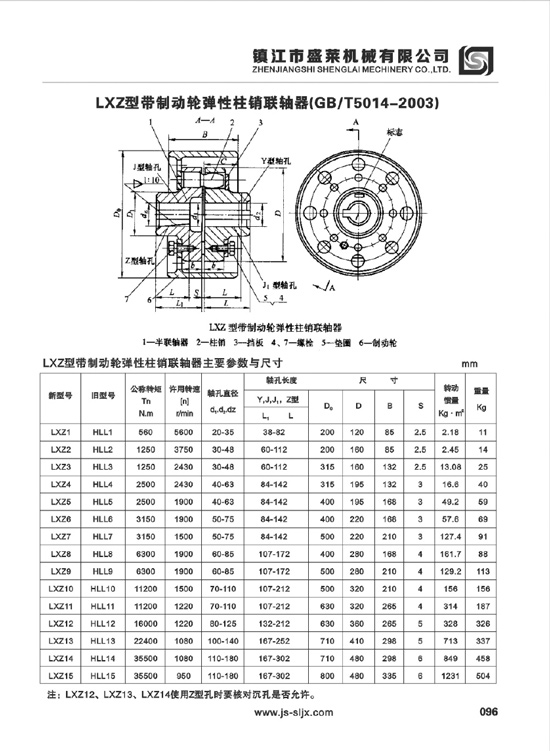 LXZ型弹性竞博app官方下载(中国)有限公司